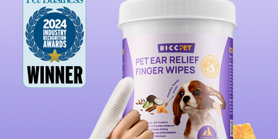 HICC Pet Wins 2024 Industry Award for Ear Relief Wipes in Dog Healthcare Category