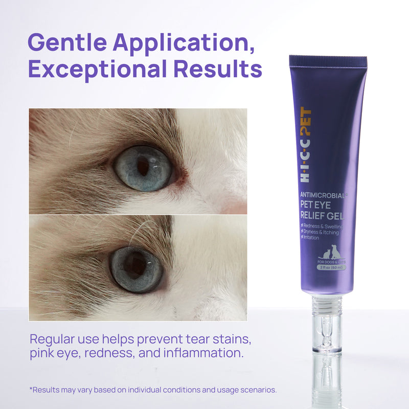 HICC Pet® Antimicrobial Pet Eye Relief Gel