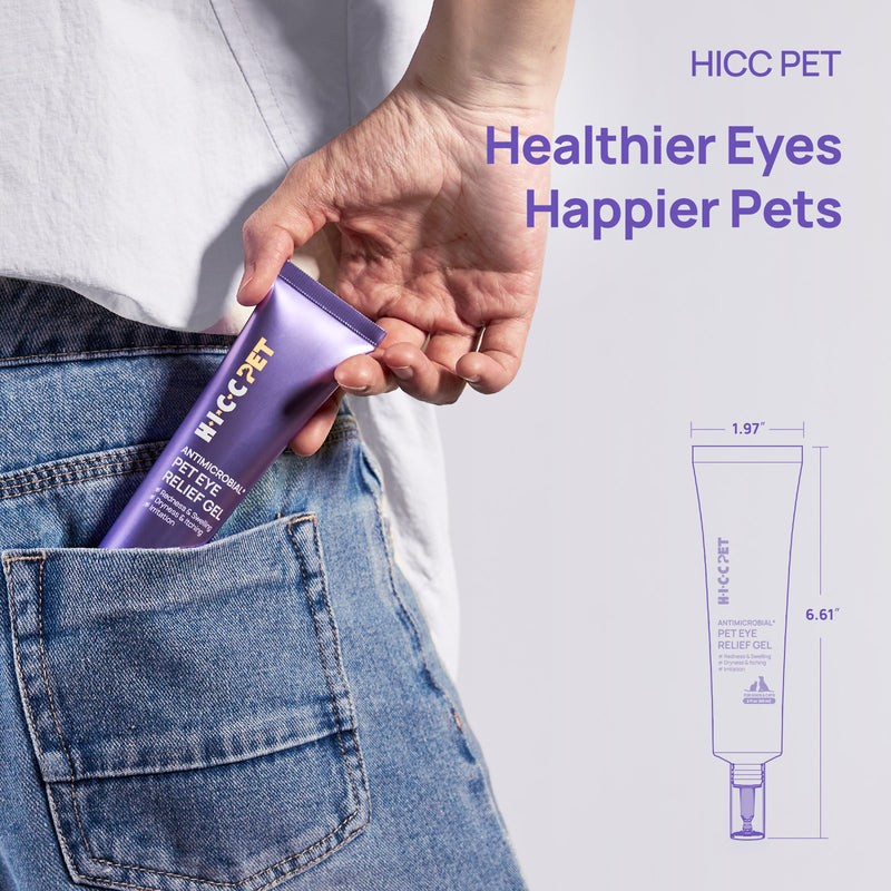 HICC Pet® Antimicrobial Pet Eye Relief Gel