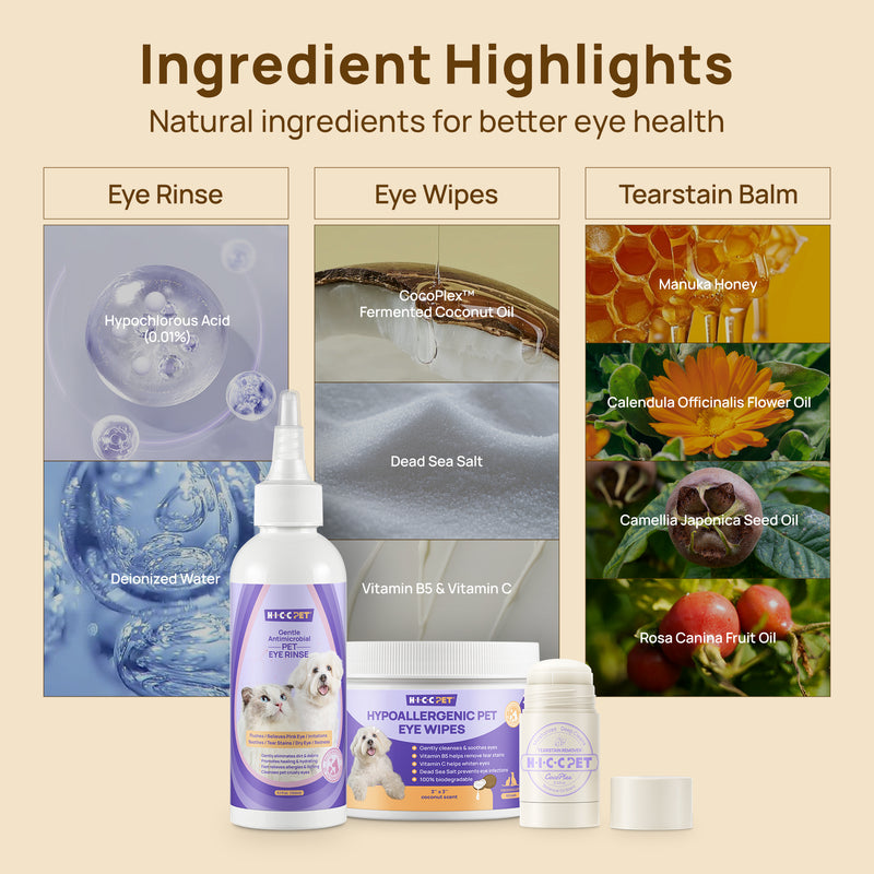 HICC Pet® 3-Step Eye Care Kit