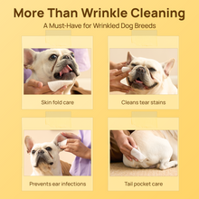 HICC Pet® Wrinkle Skinfold Care Wipes For Dogs & Cats, 100 Pcs