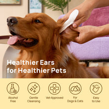 HICC Pet® Pet Ear Relief Finger Wipes For Dogs & Cats, 50 Pcs