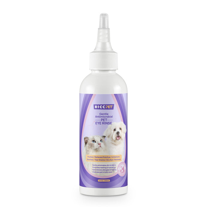 HICC Pet® Gentle Antimicrobial Pet Eye Rinse For Dogs & Cats, 150ml