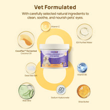 HICC Pet®  Hypoallergenic Pet Eye Wipes For Dogs & Cats, 100 Pads