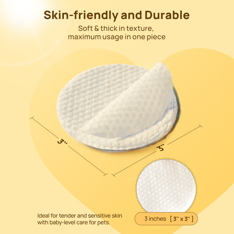 HICC Pet®  Hypoallergenic Pet Eye Wipes For Dogs & Cats, 100 Pads