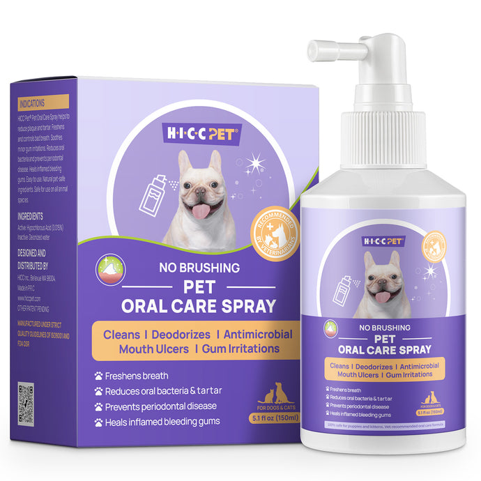 HICC Pet® Pet Oral Care Spray For Dogs & Cats, 150ml