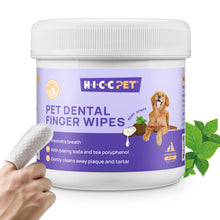 HICC Pet® Pet Dental Finger Wipes For Dogs & Cats, 50 Pcs