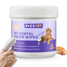 HICC Pet® Pet Dental Finger Wipes For Dogs & Cats, 50 Pcs