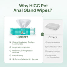 HICC Pet® Portable Sensitive Pet Anal Gland Wipes For Dogs & Cats, 20 Pcs, 6 Packs