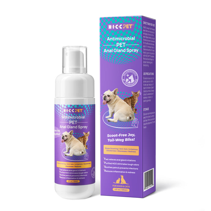 HICC Pet® Antimicrobial Pet Anal Gland Spray, 120ml